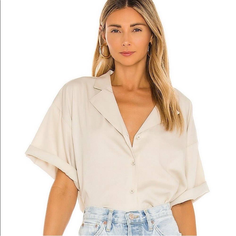 Revolve Dr. Denim Nea Blouse - Shell (Size XS)